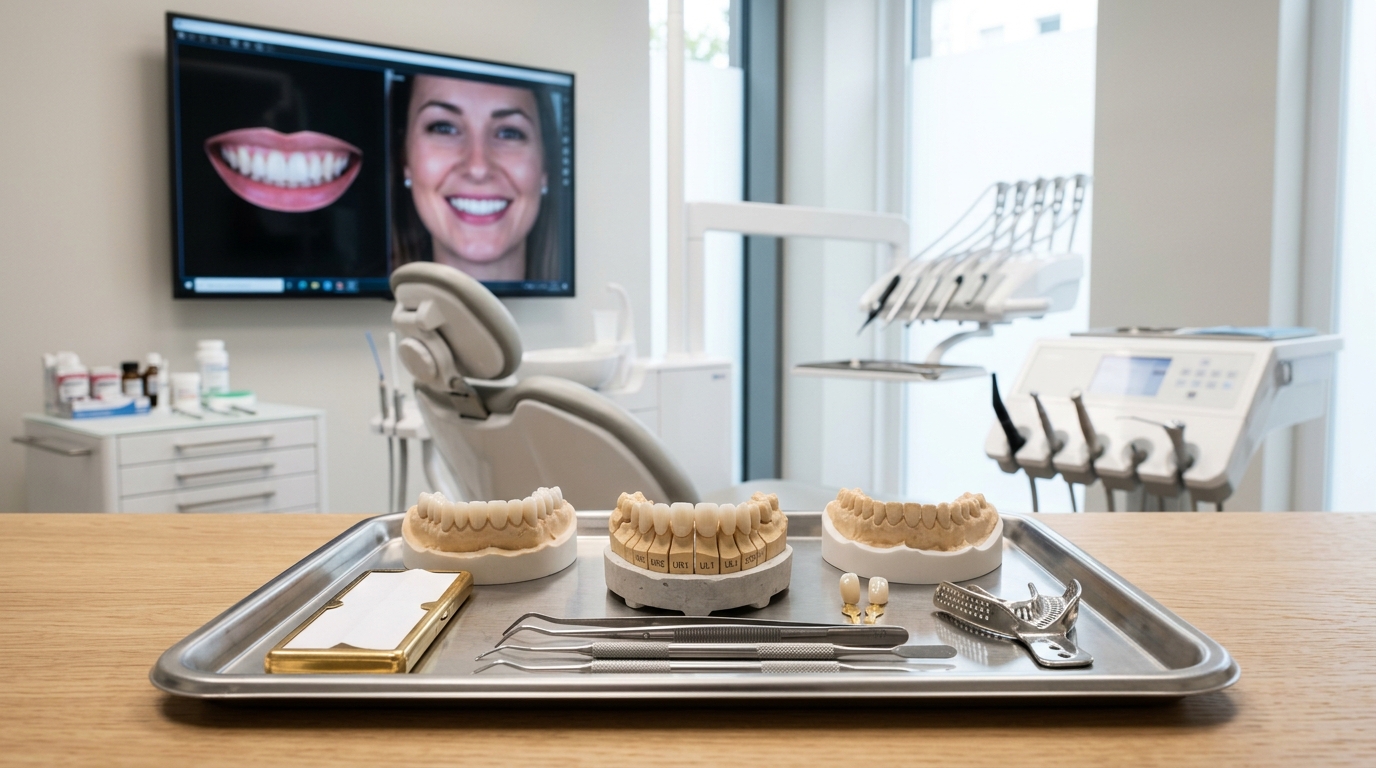 The Full-Arch Hollywood Smile Makeover in Turkey: Digital Planning, Veneer Types & Steps (CS)